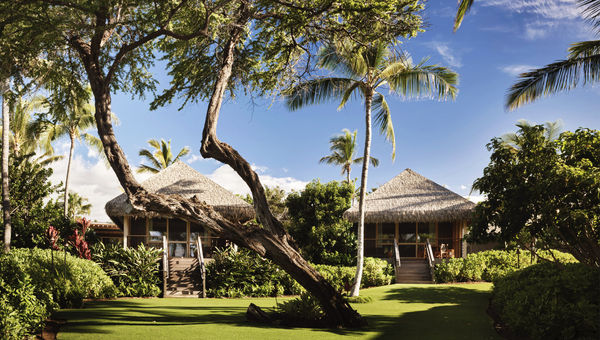 Accommodations at the Kona Village, a Rosewood Resort include standalone bungalows. Accommodations at the Kona Village, a Rosewood Resort include standalone bungalows.
