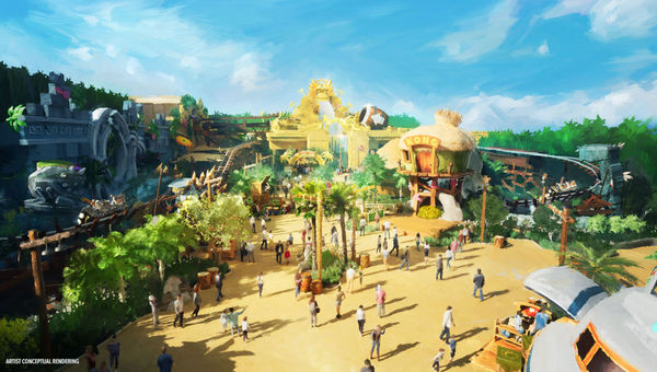 Donkey Kong Country in Super Nintendo World. Donkey Kong Country in Super Nintendo World.