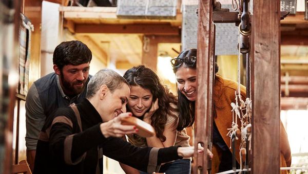 MAKE TRAVEL MATTER® Experience in Perugia, Italy, at the Atelier Giuditta Brozzetti with Marta Cuccia. Courtesy of Trafalgar MAKE TRAVEL MATTER® Experience in Perugia, Italy, at the Atelier Giuditta Brozzetti with Marta Cuccia. Courtesy of Trafalgar