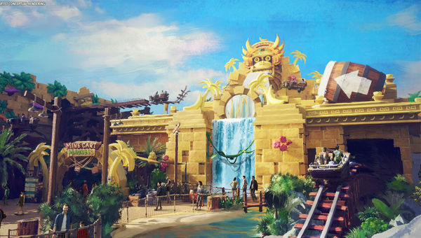 Mine Cart Madness will be one of the rides in Donkey Kong Country. Mine Cart Madness will be one of the rides in Donkey Kong Country.
