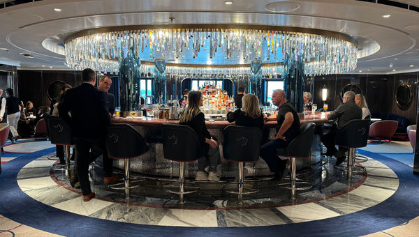 The Chart Room bar in the Queen Anne's atrium. The Chart Room bar in the Queen Anne's atrium.