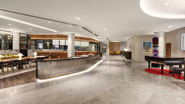 The Intermission Cafe is the main lobby lounge. The Intermission Cafe is the main lobby lounge.